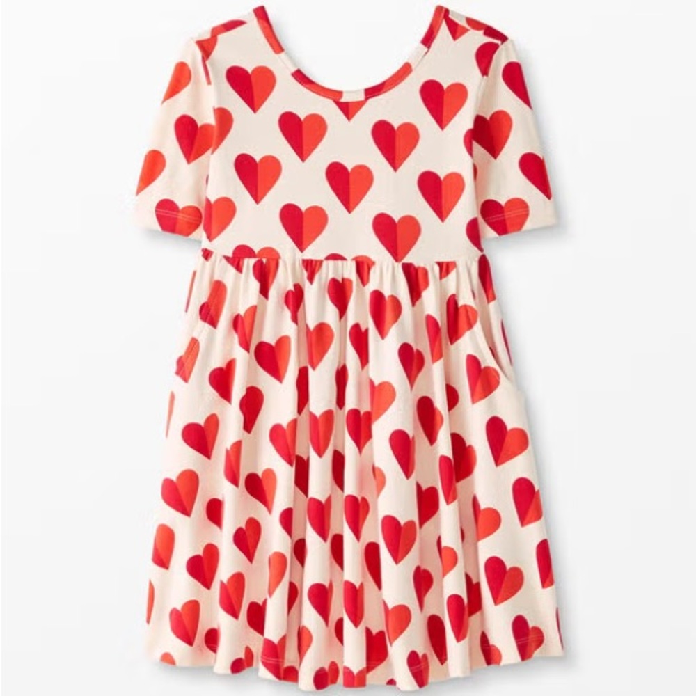 Hanna Andersson All Hearts Twirl Power dress